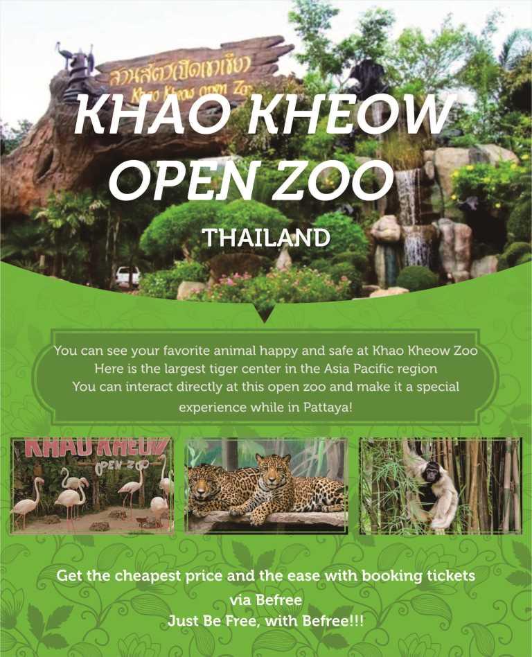 Khao Kheow Open Zoo Ticket