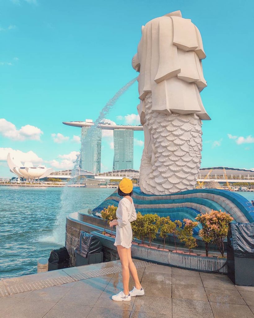 Place to visit in Singapore-Merlion Park