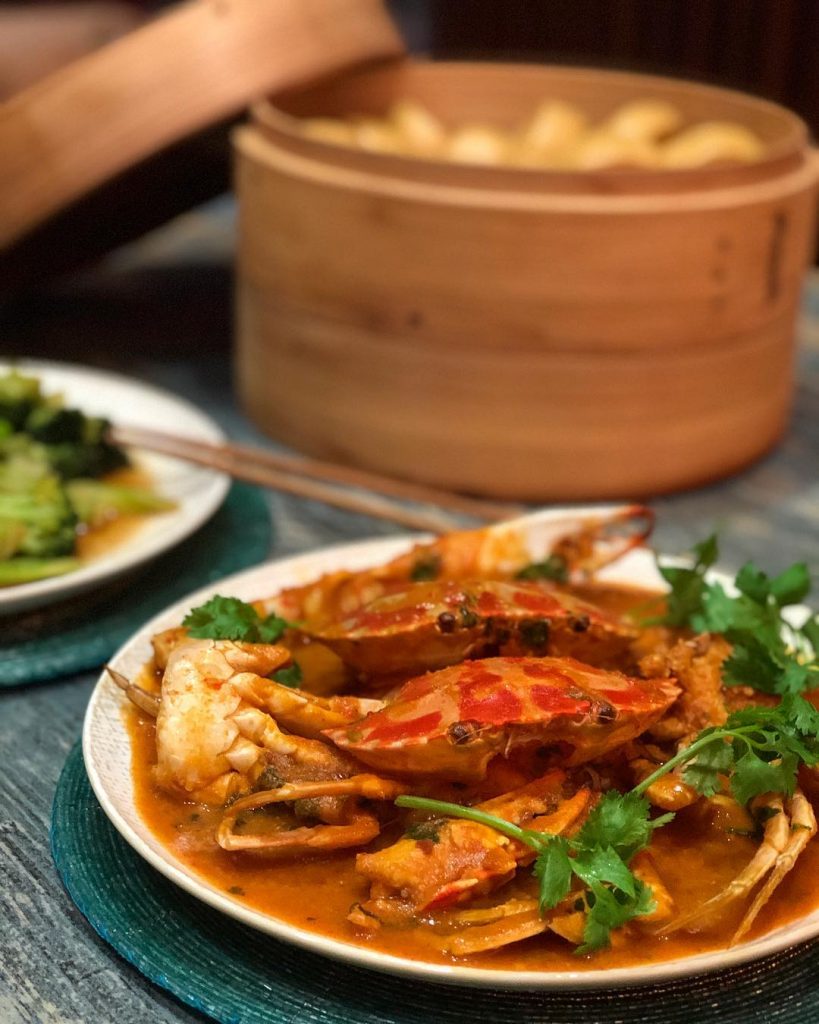 Singapore specialties: Chili Crab 