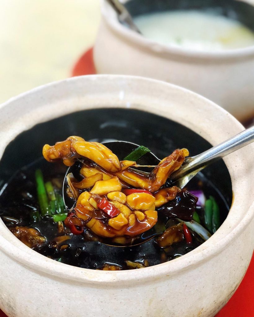 makanan khas Singapura: Frog Porridge 