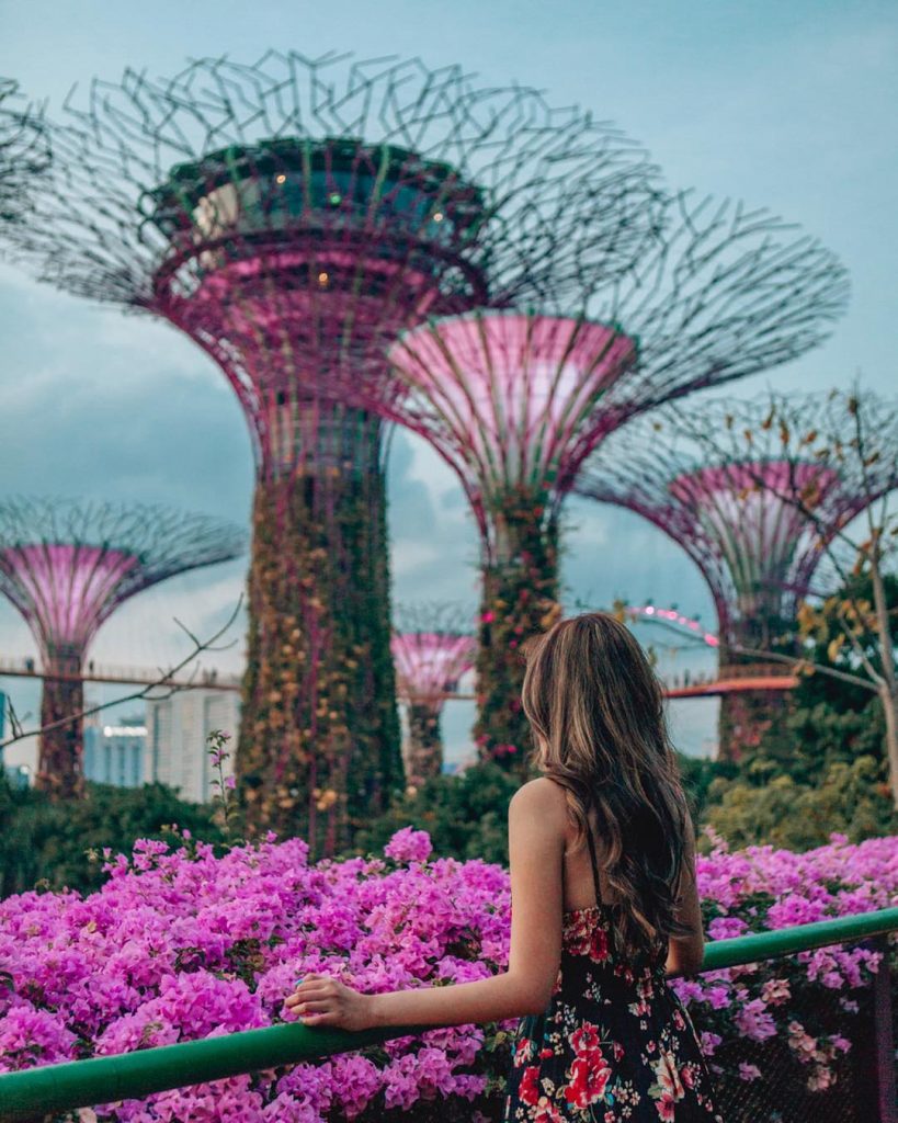 cara naik MRT Singapore: Garden By the Bay 