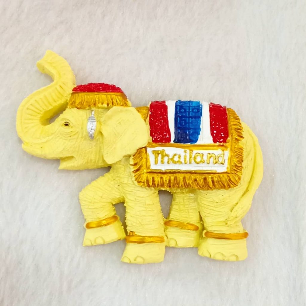 oleh oleh Thailand: Magnet Kulkas Gajah Thailand 
