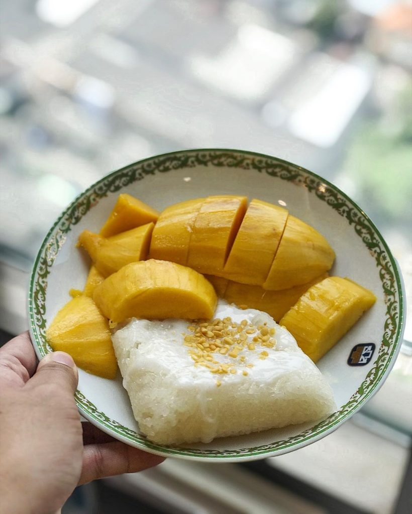 makanan khas Thailand: Mango Sticky Rice 