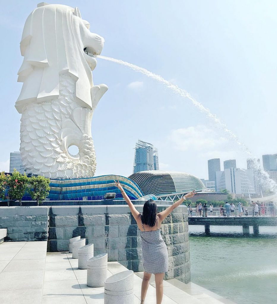 cara ke Singapura dari Malaysia: Merlion Park 