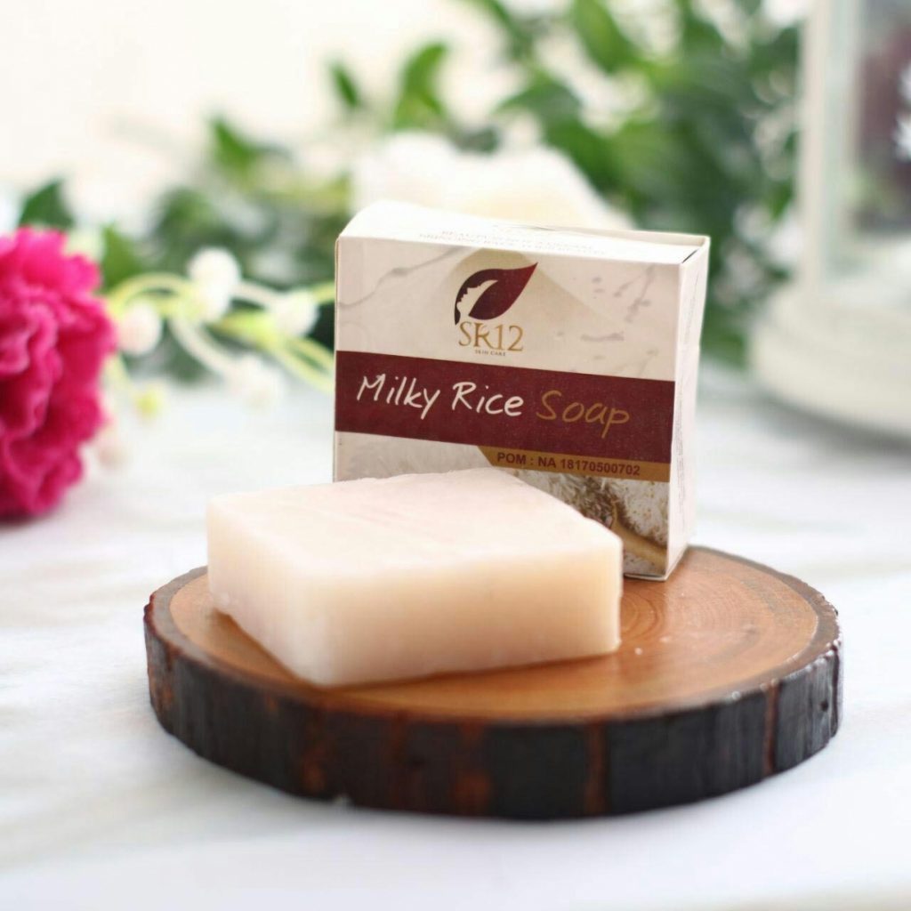oleh oleh Thailand: Milky Rice Herbal Soap 