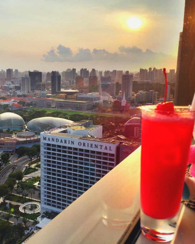 Sunset Singapore : Ritz-Carlton Club Lounge