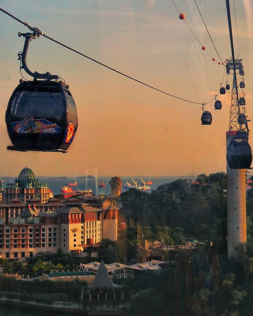 cara ke Universal Studio Singapore: Singapore Cable Car 