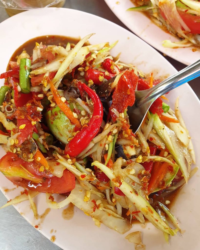 makanan khas Thailand: Som Tam 