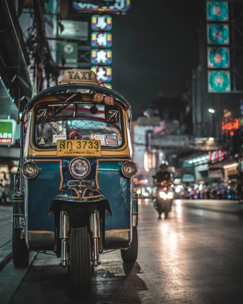 backpacker ke thailand: Tuk Tuk 