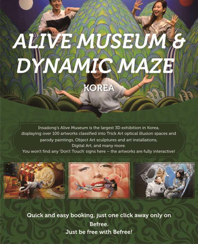 Alive Museum & Dynamic Maze Seoul Tickets