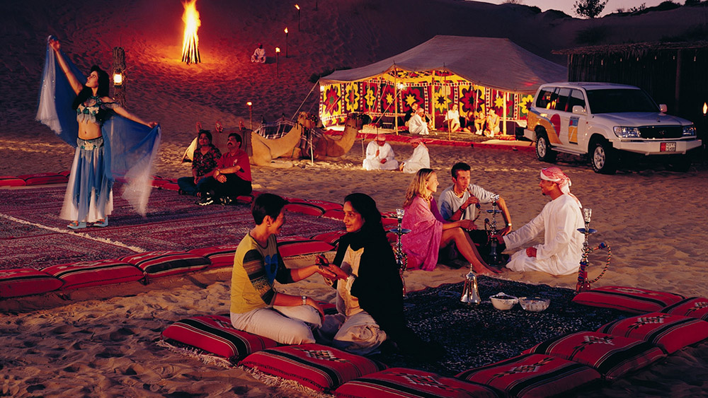 desert safari with belly dance and bbq dinner