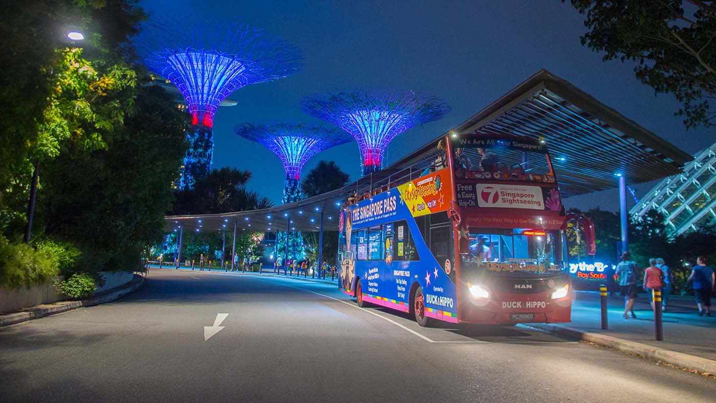 singapore night city bus tour