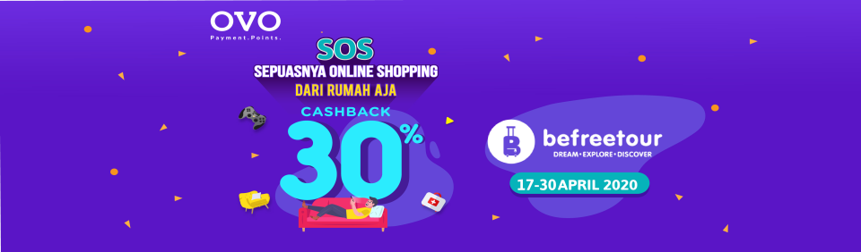 OVO Cashback 30%